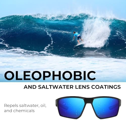 KastKing Osage Polarized Sport Sunglasses for Men and Women, Wrap Design - Image 3