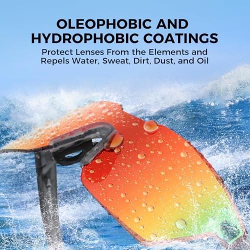 KastKing Tarkio Polarized Fishing Sunglasses, One Piece PC Lens Rimless - Image 4