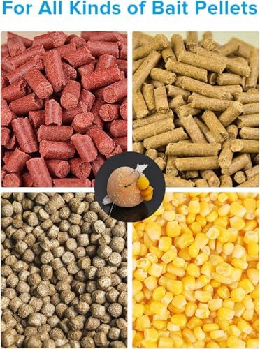 Realure 5m PVA Mesh Bait Bag Kit with Scissors, 18/25/37/44mm Fast Melt Water Soluble Mesh Refill, Carp & Catfish Fishing Accessories with Funnel & Plunger for Boilie Pellet Bait - Image 5
