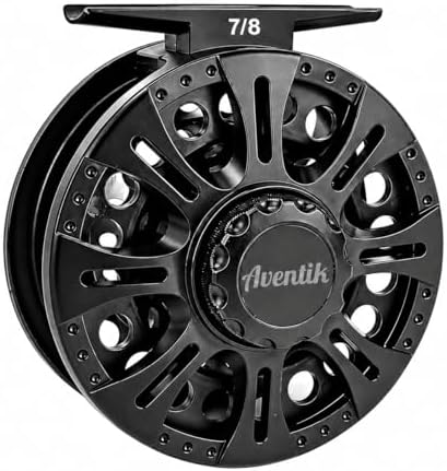 Aventik HVCE Classic III Graphite Large Arbor Fly Reel by AVENTIK