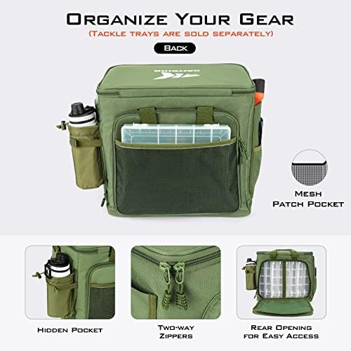 KastKing KarryAll Fishing Tackle Bag, Saltwater & Freshwater Gear Storage - Image 3