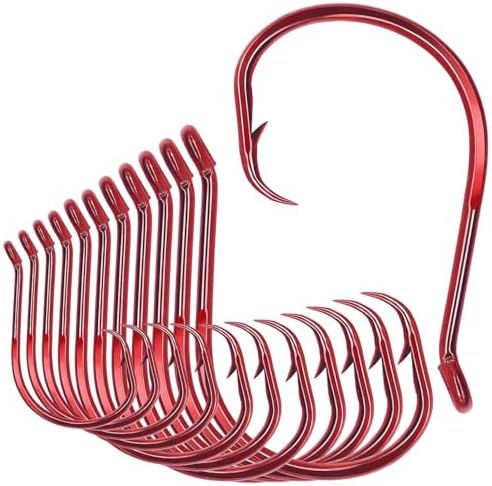 XFISHMAN Circle Hooks - Octopus Hooks Saltwater - 50 Pack #1 12/0 by XFISHMAN
