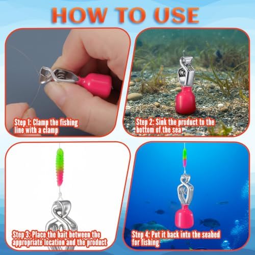 Copkim 4 Pcs Clip-on Fishing Depth Finder - Image 3