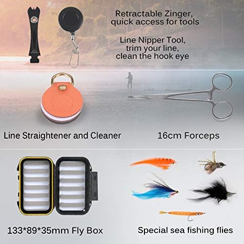 M MAXIMUMCATCH Maxcatch Predator Big Game and Saltwater Fly Fishing Rod: 7'11''/9'/9'2''/10', 4-Piece, 8/9/10/11/12 Weight - Image 5