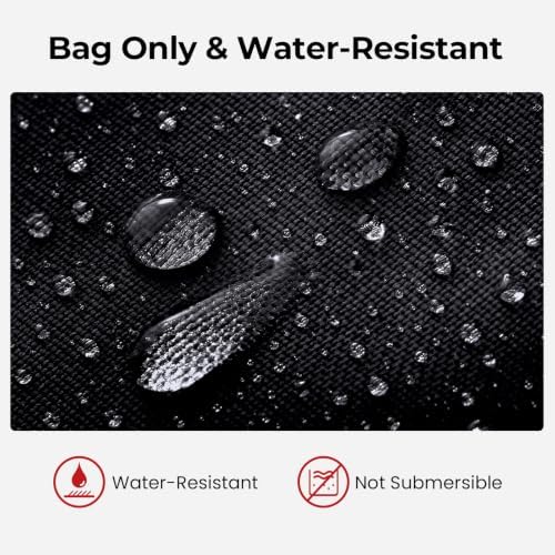 Piscifun Fishing Backpack, Rod Holders, Lightweight Sling Bag, Black Large - Image 7