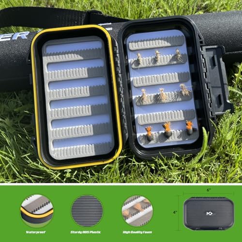 Fly Fishing Combo Starter Kit, Graphite Rod and Reel with Case - Image 4