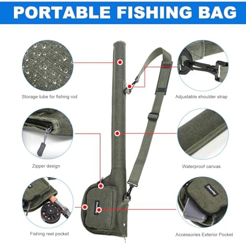 Fly Fishing Combo - Rod, Reel, Carrier, Bag & Case - Portable Fly Fishing Gear - Image 4