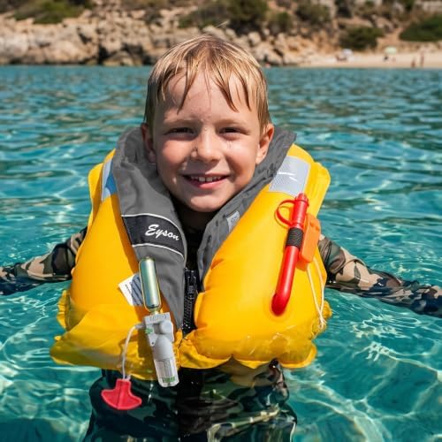 Automatic Inflatable Life Jacket, Preserver PFD for Kids,Life Vest for Kid,Supports Weight up to 160 pounds(YSH725) - Image 6