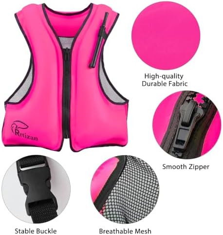 Rrtizan Inflatable Snorkel Vest for Adult, Suitable for Adult 90-220lbs - Image 5