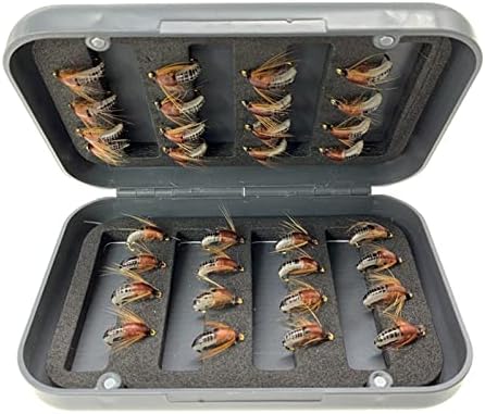 24Pcs Fly Fishing Flies Trout Lures Fishing Tackle Fly Fishing Flies with Boxed Trout Bass Artificial Fish Bait - Image 2