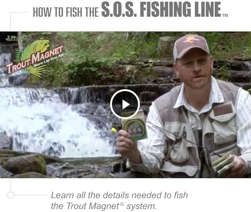 Trout Magnet Trout S.O.S. Fishing Line - 2lb Test, 350 Yard Spool, .16mm Diameter - The Strongest Light Invisible Fishing Line - Made in the USA with Smooth Copolymer for Kink-Free Tangle-Free Fishing - Image 7