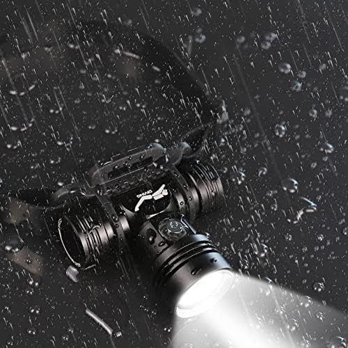 WINDFIRE B14 Scuba Diving Headlamp, Super Bright Underwater Head Flashlight - Image 4