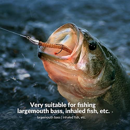 THKFISH Weedless Swimbait Jig Heads for Bass Fishing, Weighted Texas Rig Hook Fishing Hooks Saltwater Freshwater 1/8 oz, 1/6 oz, 1/4 oz, 3/8 oz, 1/2 oz,3/4 oz - Image 6