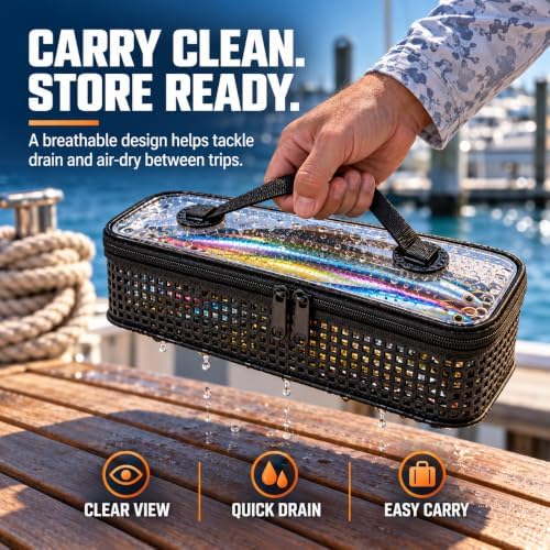 Rinse Box, Rinse, Drain and Store Fishing Lures for Saltwater Tackle - Image 7