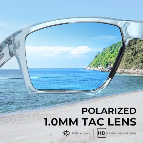 KastKing Osage Polarized Sport Sunglasses for Men and Women, Wrap Design - Image 5