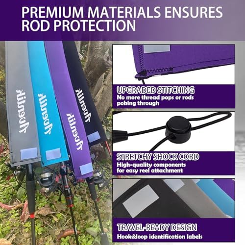Aventik Neoprene Rod Sleeve with Hanging Loop & Adjustable Lanyard - Image 3