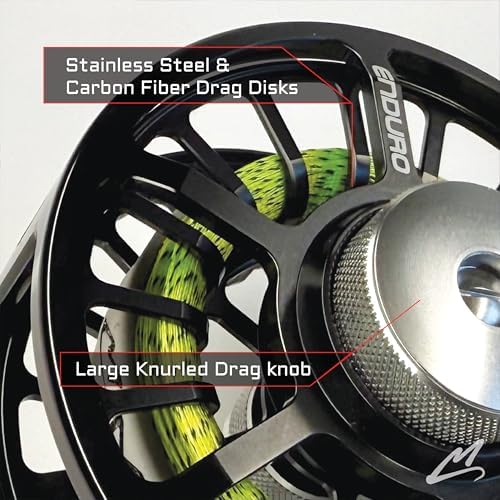 MAVRK USA Fly Fishing Reel | Large Arbor Closed Cage & Micro Reels | Euro Nymph & Floating Line | Ultra Lightweight, High Capacity, CNC Machined, Smooth Drag System - Image 4
