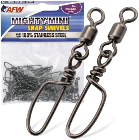 AFW Mighty-Mini Wire Fishing Swivels by AFWFishingBrands