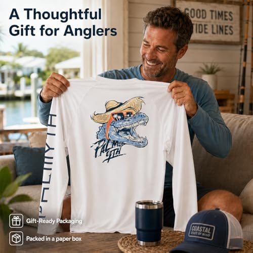 Palmyth Fishing Shirts for Men Long Sleeve UPF 50+ T Shirt Sun Protection - Image 6