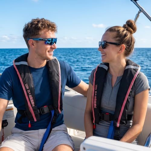 Automatic Inflatable Life Jacket,Preserver PFD for Adults,Life Vest for Adult,Supports Weight up to 330 pounds - Image 5