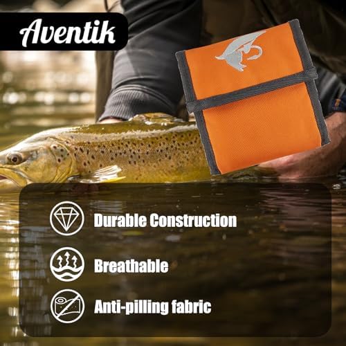 Aventik 10 Pockets Fishing Tackle Binder LeaderTippet Line Leader Wallet - Image 6