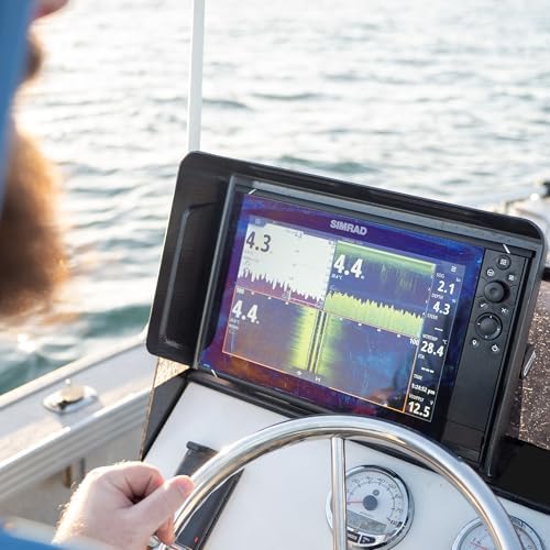 BerleyPro Simrad Fish Finder Visor — Sun Cover & Glare Reduction — Fits NSS EVO2/EVO3, Cruise, GO XSE, GO XSR — CNC Machined ASA Plastic - Image 5