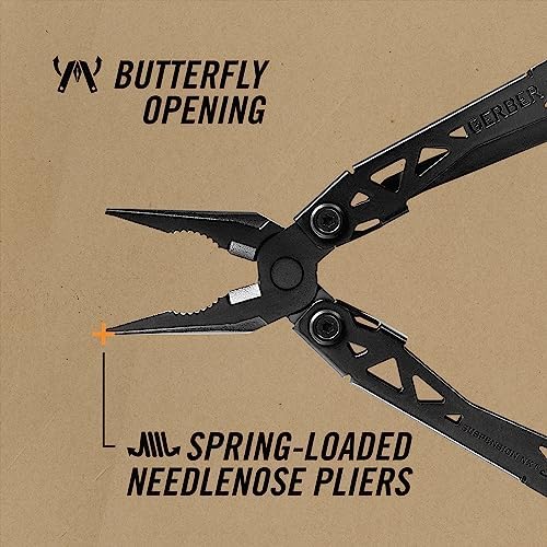 Gerber Suspension NXT 15-in-1 EDC Multitool, Pliers w/ Pocket Knife, Black - Image 3