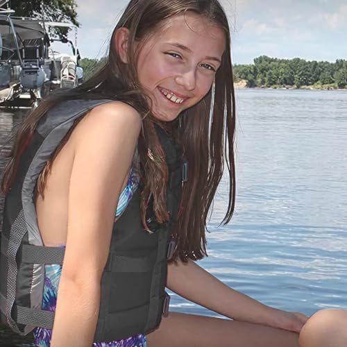 Stohlquist Fit Youth Life Jacket - Coast Guard Approved, High Mobility PFD, Buoyancy Foam, Fully Adjustable for Children Around 75-125 lbs - Image 6
