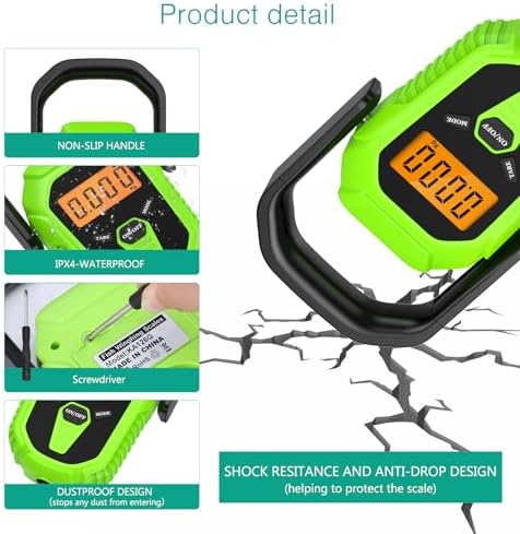 ORIA Digital Fish Scale with Lip Gripper, 110lb/50kg, Batteries Included - Image 5