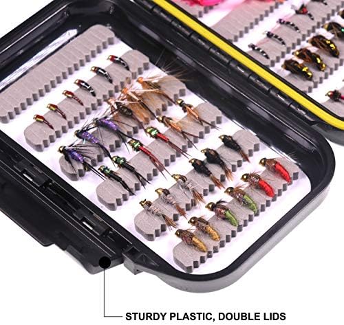 Wifreo Fly Fishing 54 Nymph Flies Assortment BH Wet Fly for Trout Flyfishing with Waterproof Fly Box - Image 4