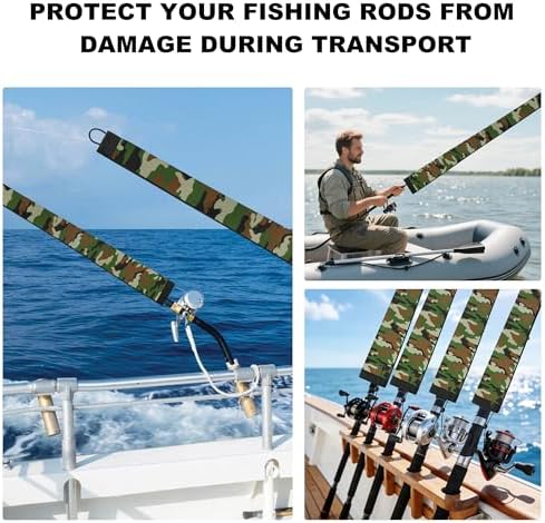 Neoprene Camo Fishing Rod Sleeves,Fishing Pole Sleeves,Fishing Rod Socks - Image 4