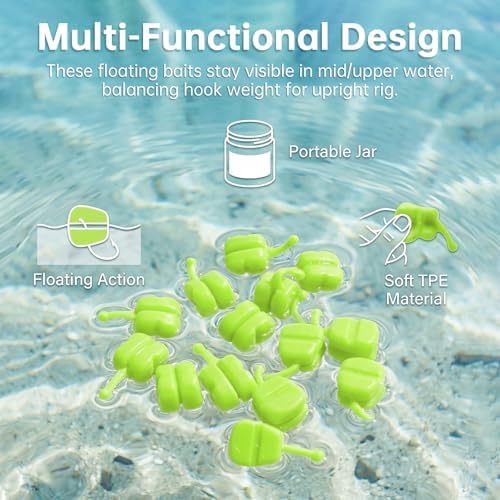 25pcs Soft Twin Corn Fishing Lures Bait, Simulation Fake Corn Carp Fishing Bait, Floating Wobber, Soft Lure TPE Floating Baits with Nice Scent for Carp Trout Bass Catfish - Image 2
