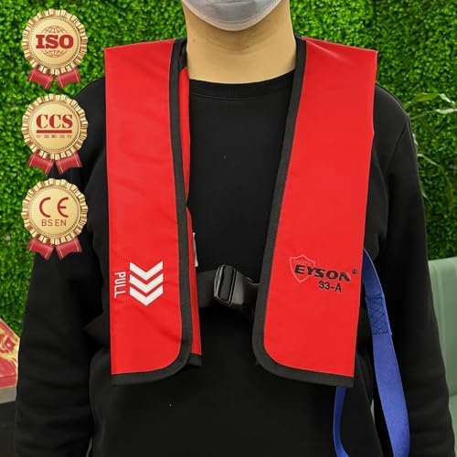 Manual Inflatable Life Jacket|Life Vest for Adults|PFD Low Profile|Supports up to 330 lbs(YSH700) - Image 4