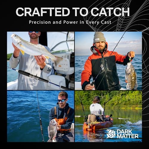 Dark Matter John Skinner Jig and Bounce Casting Rod - Fast Action John Skinner Fishing Rods for Saltwater Rod - Jigging Rods Fishing Gear, Baitcaster Rod, Fish Rod - Image 5