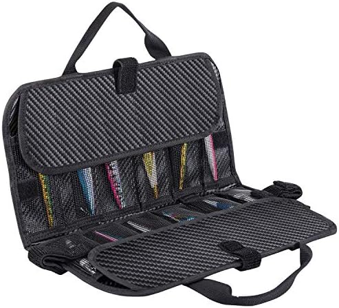 Goture Fishing Jig Bag, Portable Fishing Storage Tackle Lure Bag by Goture