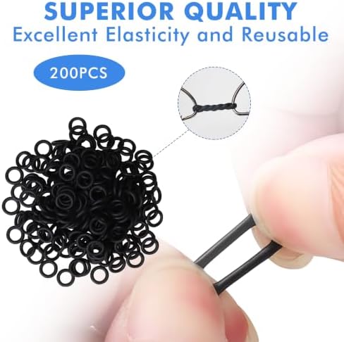 TRUSCEND Gradient Fishing Wacky Rig Tool with Silicone O Rings 210Pcs for 3"-4" and 5"-7" Fishing Worm Lures, Ultra-Smooth Downriggers Tube for Easy Installation and Great Protection of Stick Bait - Image 6