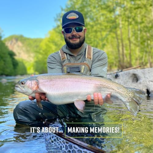 Trout Magnet 82-Piece Neon Fishing Gear Kit, Includes 70 Grub Bodies Trout Bait and 12 Size 8 Hooks - Image 4