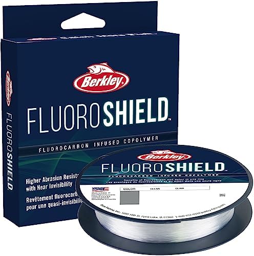 Berkley FluoroShield Fluorocarbon Fishing Line, Clear by Berkley