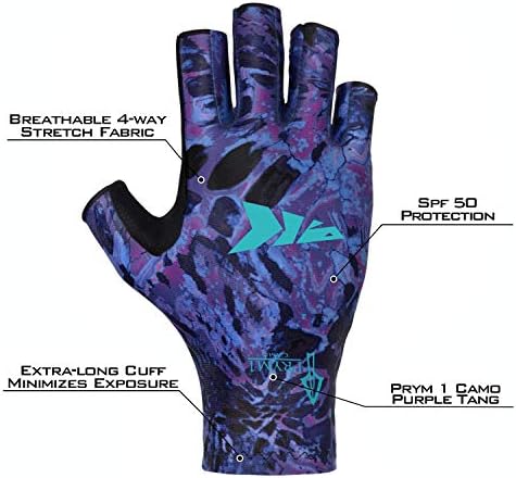 KastKing Sol Armis UPF50+ Fingerless Fishing Gloves, Men and Women - Image 2