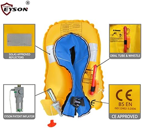 Eyson Inflatable Life Jacket Inflatable Life Vest for Child Classic Automatic - Image 5