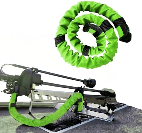 48" Trolling Motor Cable Sleeve - Wire Cover for Boat by PLUSUTV