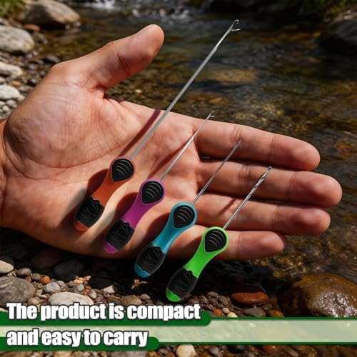 YOTO Carp Fishing Tool Kit & Equipment - Professional Baiting Rig Tools Set with Hook Needles, Bait Drill and 2 Boilie Stoppers - Multiple Styles: Standard, Silicone Grip & Night Glow - Image 5