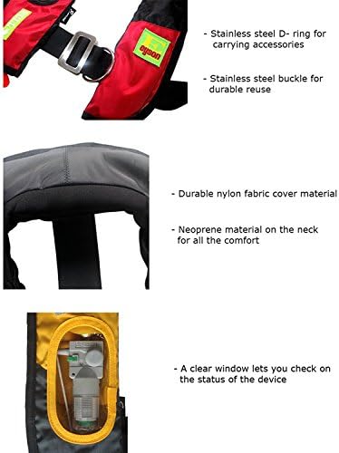 Eyson Inflatable Life Jacket Life Vest Highly Visible Automatic - Image 4