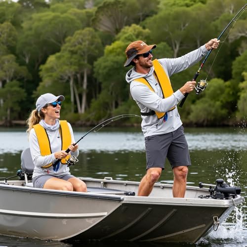 Adult Inflatable Life Jacket/Kayak Buoyancy Vest | Fishing Sailboat PFD Thin Weight Suitable for up to 330 pounds - Image 6