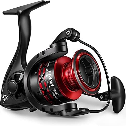 Piscifun Flame Spinning Reel, Lightweight, 22lb Max Drag, 9+1BB by Piscifun