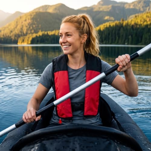Manual Inflatable Life Jacket,Preserver PFD for Adults,Life Vest for Adults,Supports Weight up to 330 pounds - Image 6