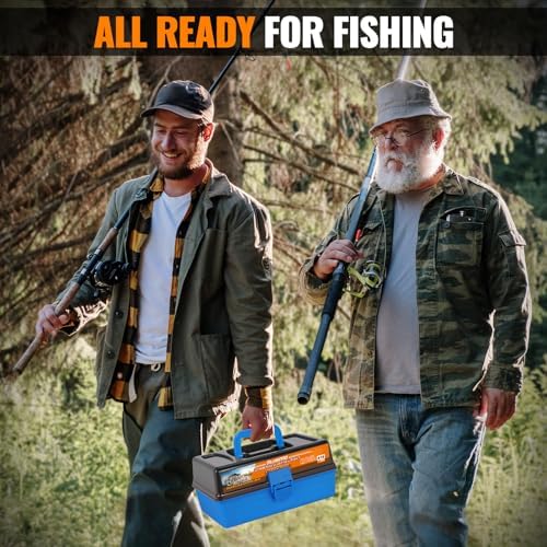 PLUSINNO Large 3 Layers Fishing Tackle Box Lures Kit with Tackle Included - Image 6