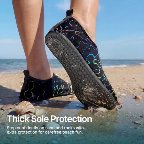 Water Shoes for Women Men Quick-Dry Aqua Socks Swim Beach Outfits Barefoot - Image 2