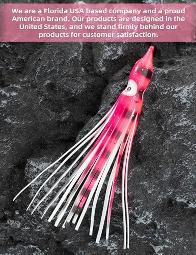 BLUEWING Trolling Squid Skirts Fishing Saltwater 2,3,5,8,12 Inch Octopus Lures 1pcs/5pcs - Image 4