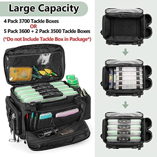 GOBUROS Fishing Tackle Bag, Soft Fish Tackle Storage Bag(NO Tackle Boxes) - Image 2